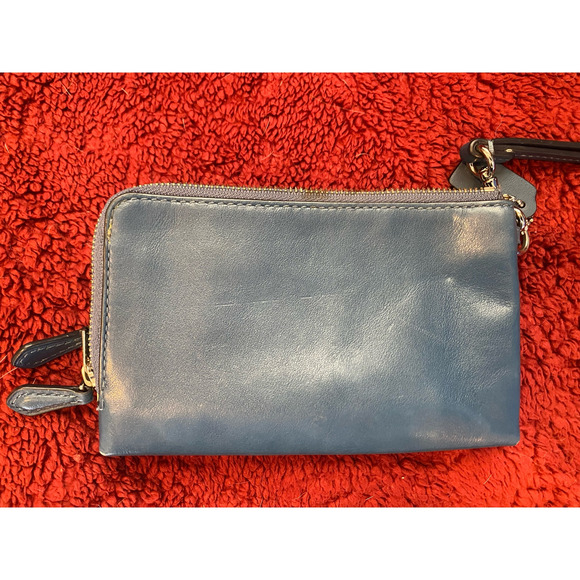 Coach wallet Blue retail:$275 - Picture 4 of 7